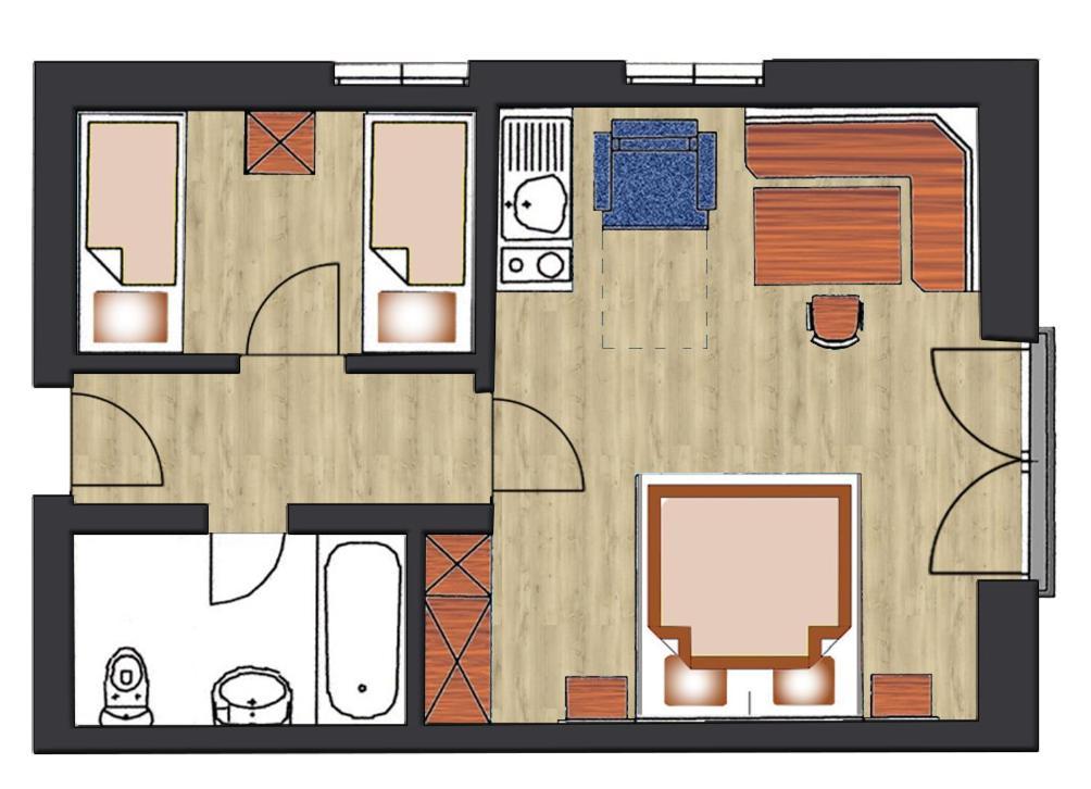 Mia Appartements - Non-Serviced Appartements Обертауэрн Экстерьер фото
